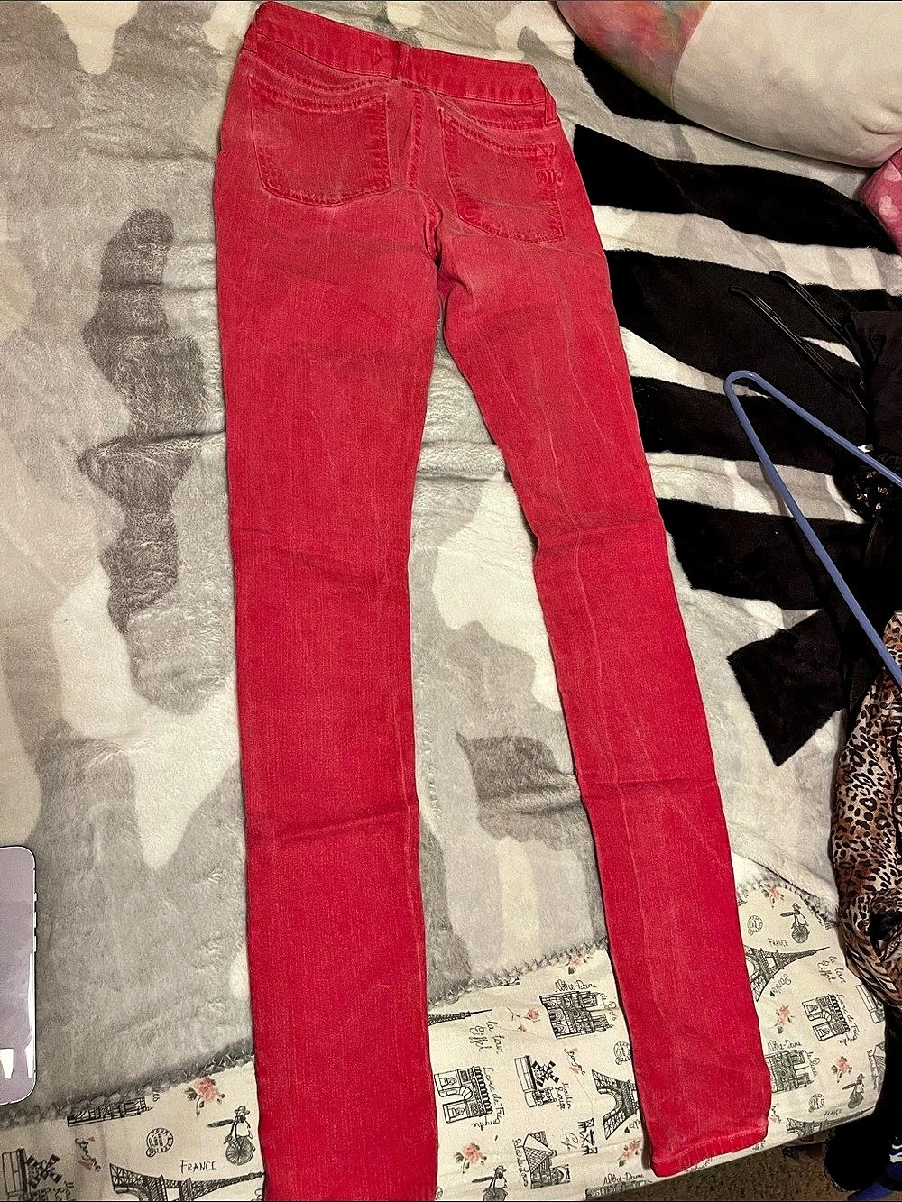 Miss Me Red Skinny Jeans Waist 26